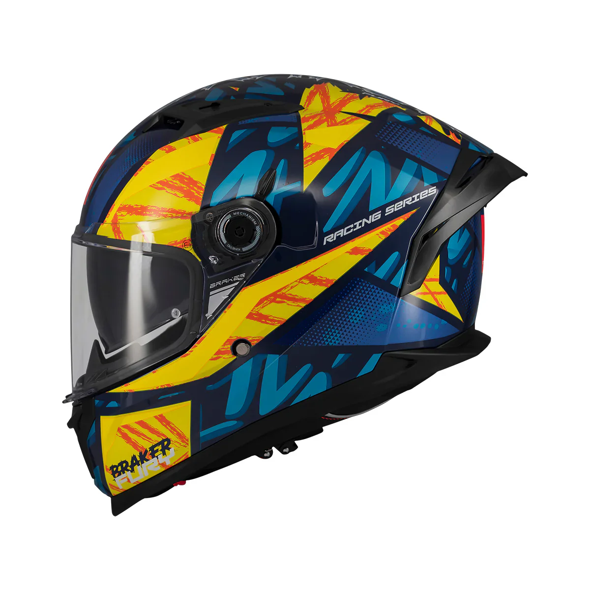 MT Brakes SV Fury C17 Casco Integral Para Motociclismo Deportivo Brillante - Image 2