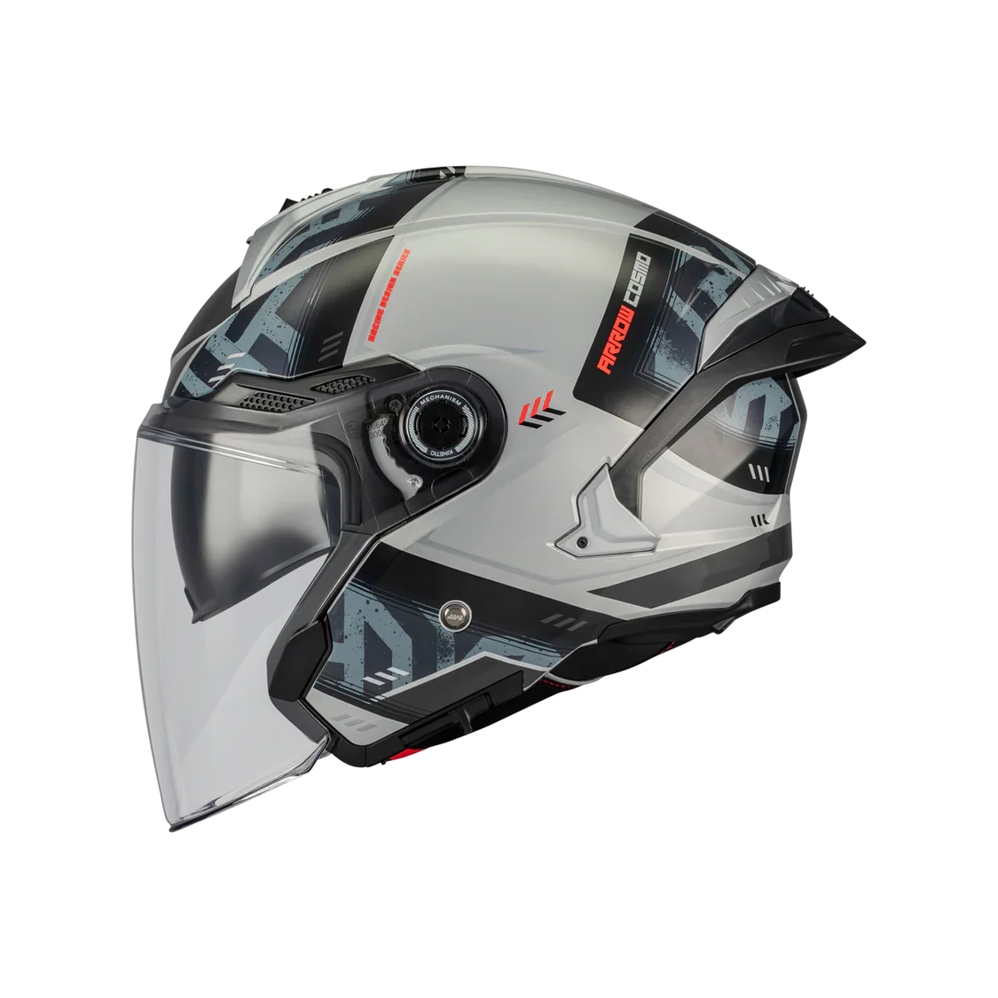 MT CASCO DE MOTO OF515SV COSMO SV ARROW C2 BRILLO - Image 2