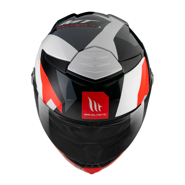 MT THUNDER 4 SV FADE A0 Casco Integral De Moto Perla Brillante - Image 5