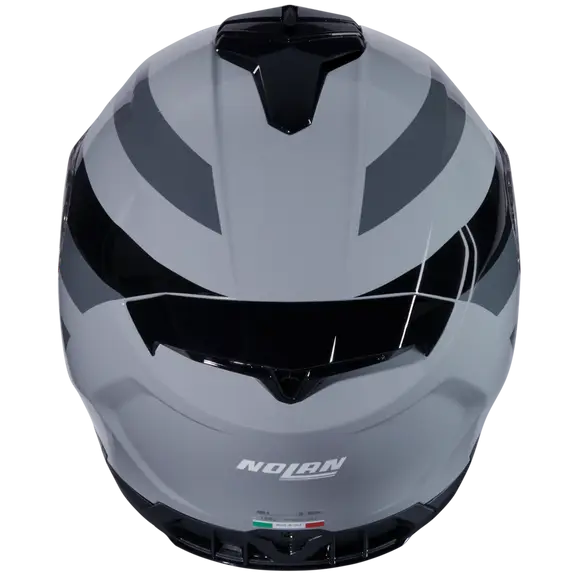NOLAN N80-8 ALFIERE 345 INTEGRALES CASCOS GRIGIO NERO - Image 3
