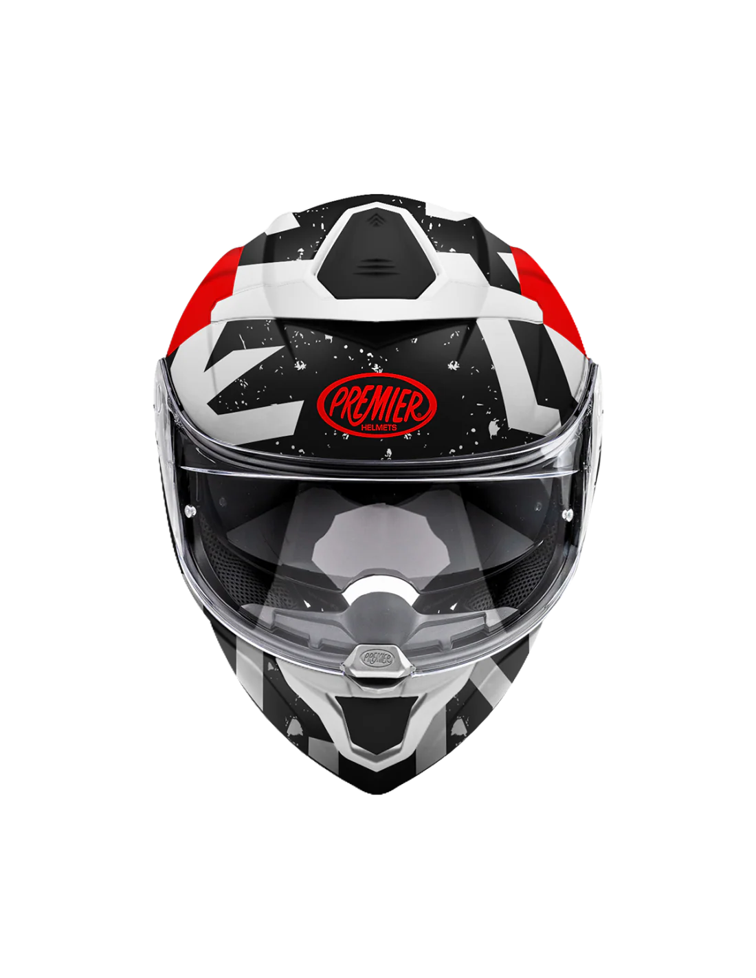 PREMIER 26 DEVIL TP92 CASCO INTEGRAL NEGRO BLANCO ROJO - Image 3
