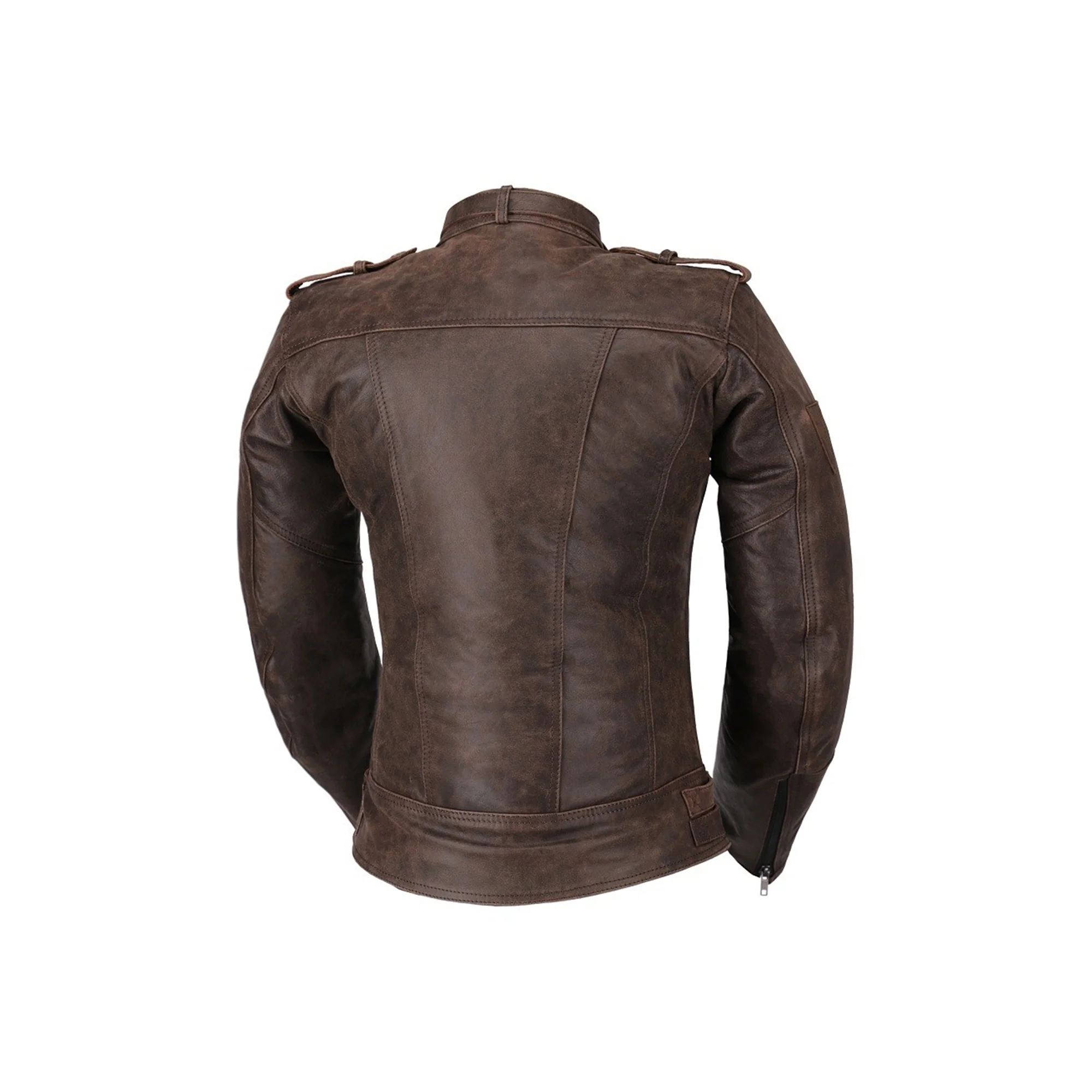 R-TECH - Chaqueta Piel Bold Lady Marrón - Image 4
