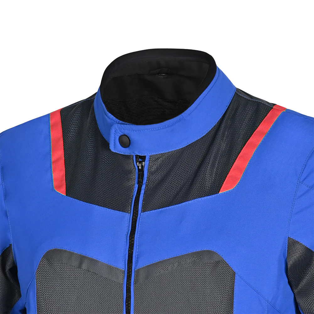R-TECH SPIRAL MESH CHAQUETA DE VERANO HOMBRE AZUL GRIS ROJO - Image 3
