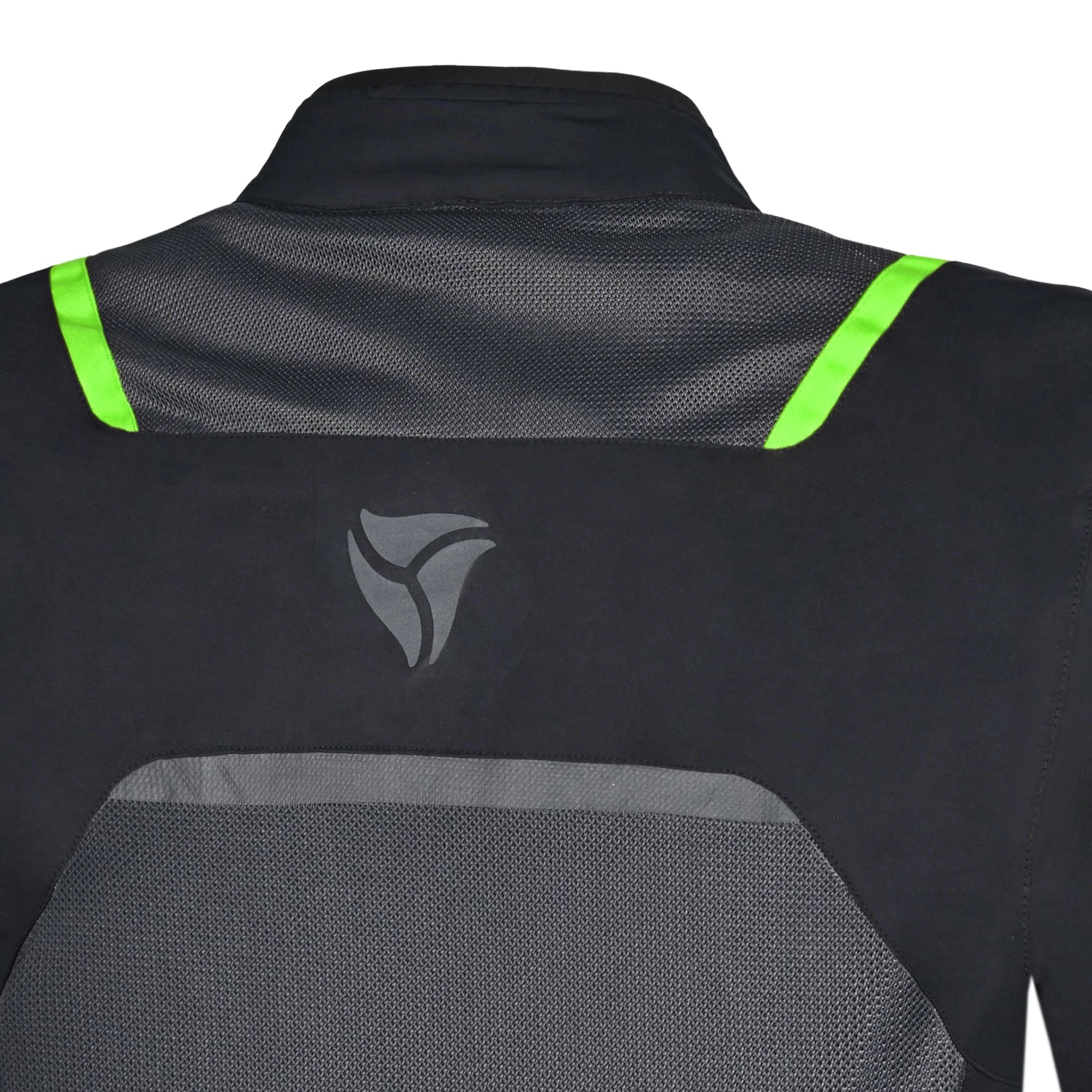 R-TECH SPIRAL MESH CHAQUETA DE VERANO HOMBRE NEGRO GRIS VERDE FLUO - Image 6