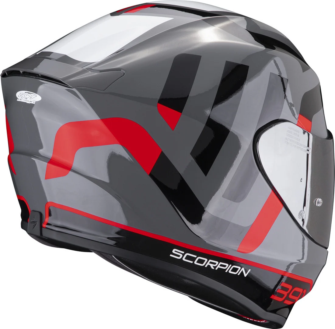 SCORPION CASCOS INTEGRALES EXO-391 AROK GRIS ROJO NEGRO - Image 2
