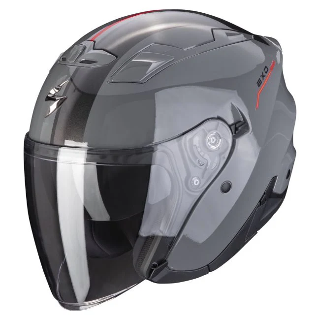 SCORPION  - EXO 230 SR Cemento gris-rojo