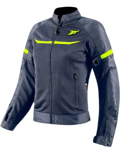 SEVENTY SD-JR30.2 MOJAVE CHAQUETA DE VERANO MUJER GRIS AMARILLO FLUOR