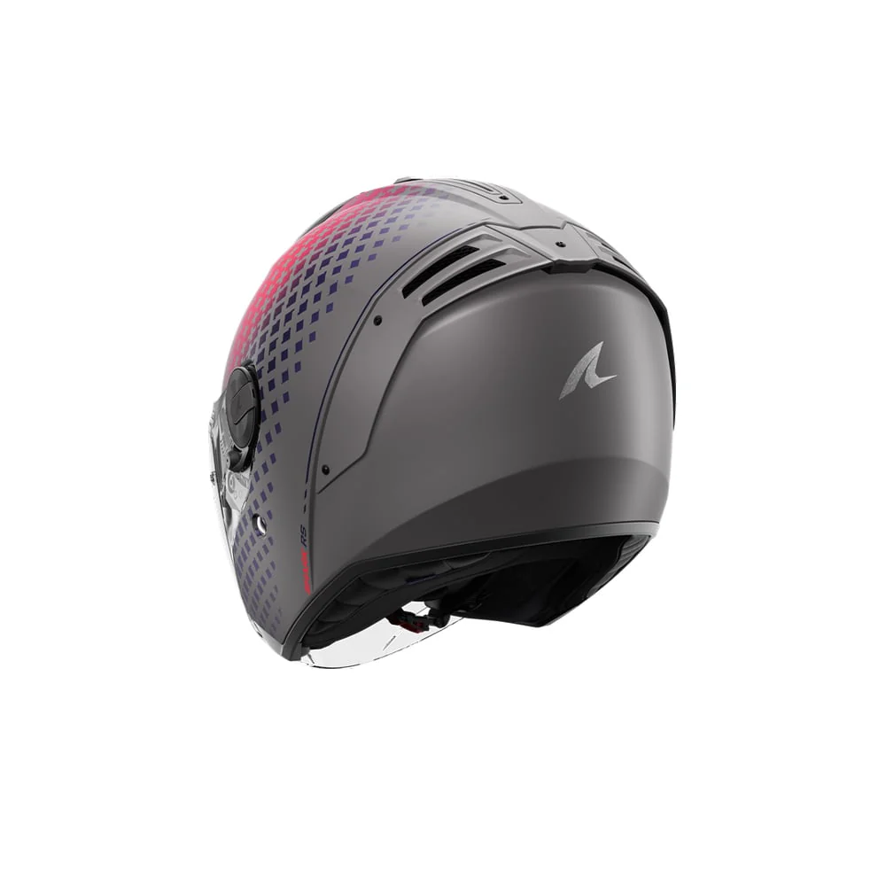 SHARK RS Jet Stride Plata Mate Violeta Azul Casco - Image 3