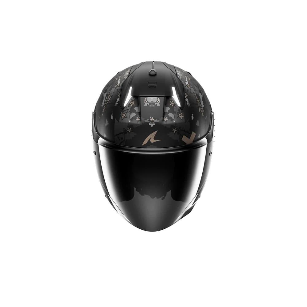 SHARK SKWAL i3 JET Hellcat Casco Negro Mate Cromado Antracita - Image 2