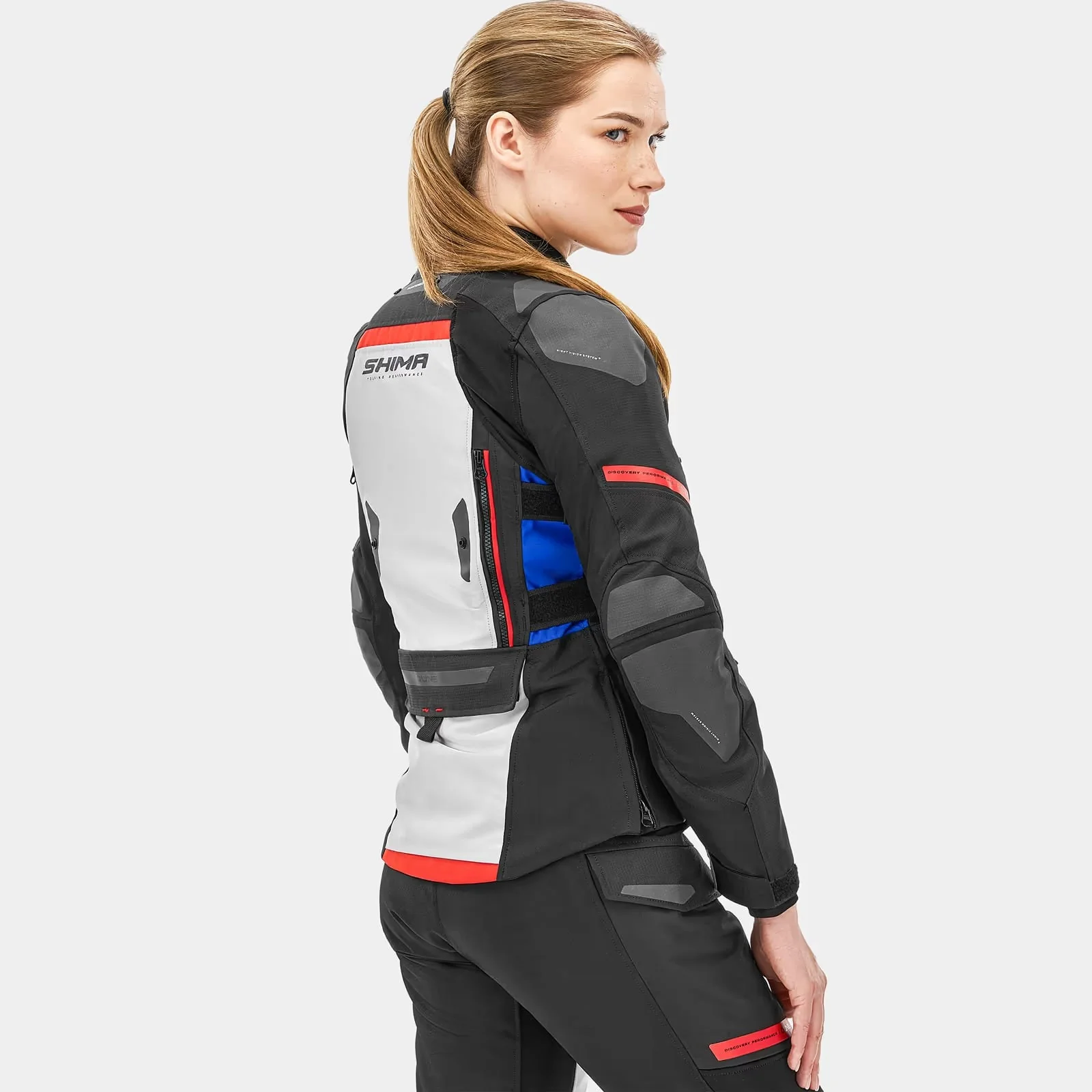 Shima DUNE LADY De Turismo Motos Chaqueta Textile Azul - Image 5