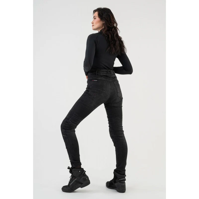 SHIMA METRO VAQUEROS DE MOTO MUJER NEGRO - Image 3
