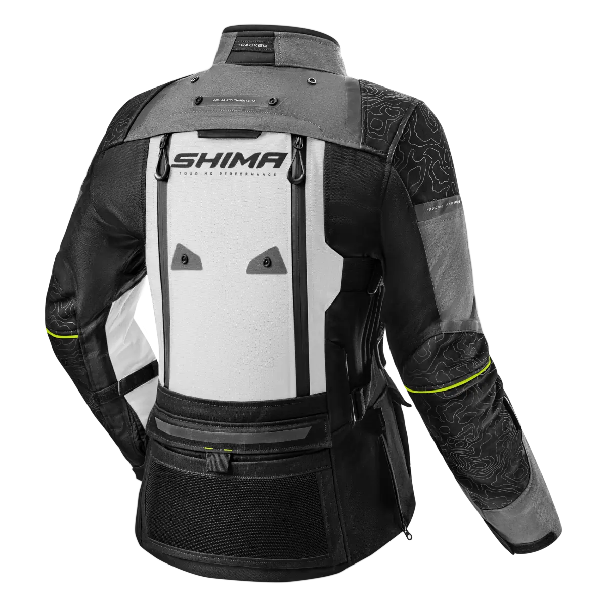 SHIMA TRACKER LADY DE MOTO CHAQUETA GRIS - Image 2
