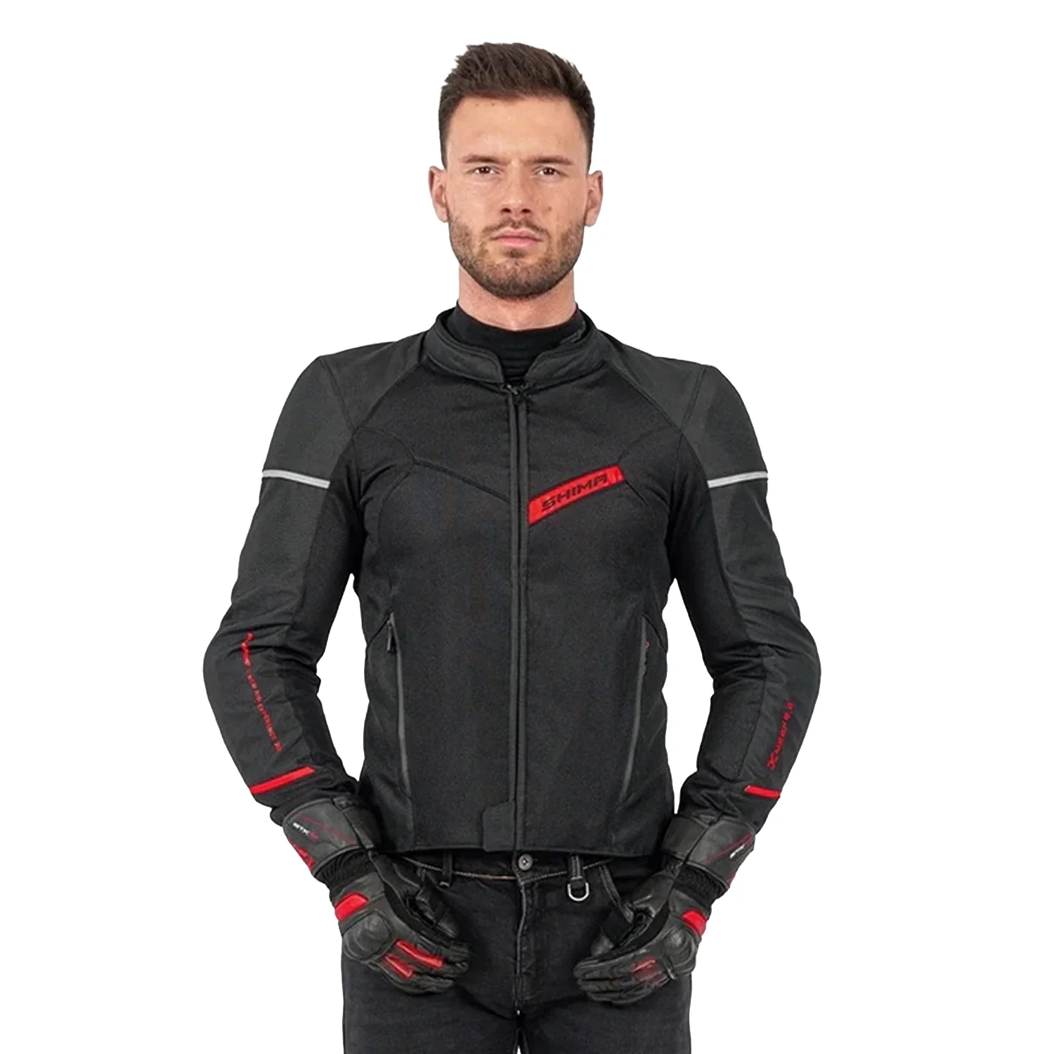 SHIMA X-MESH 2.0 CHAQUETA DE MOTO HOMBRE NEGRO - Image 3