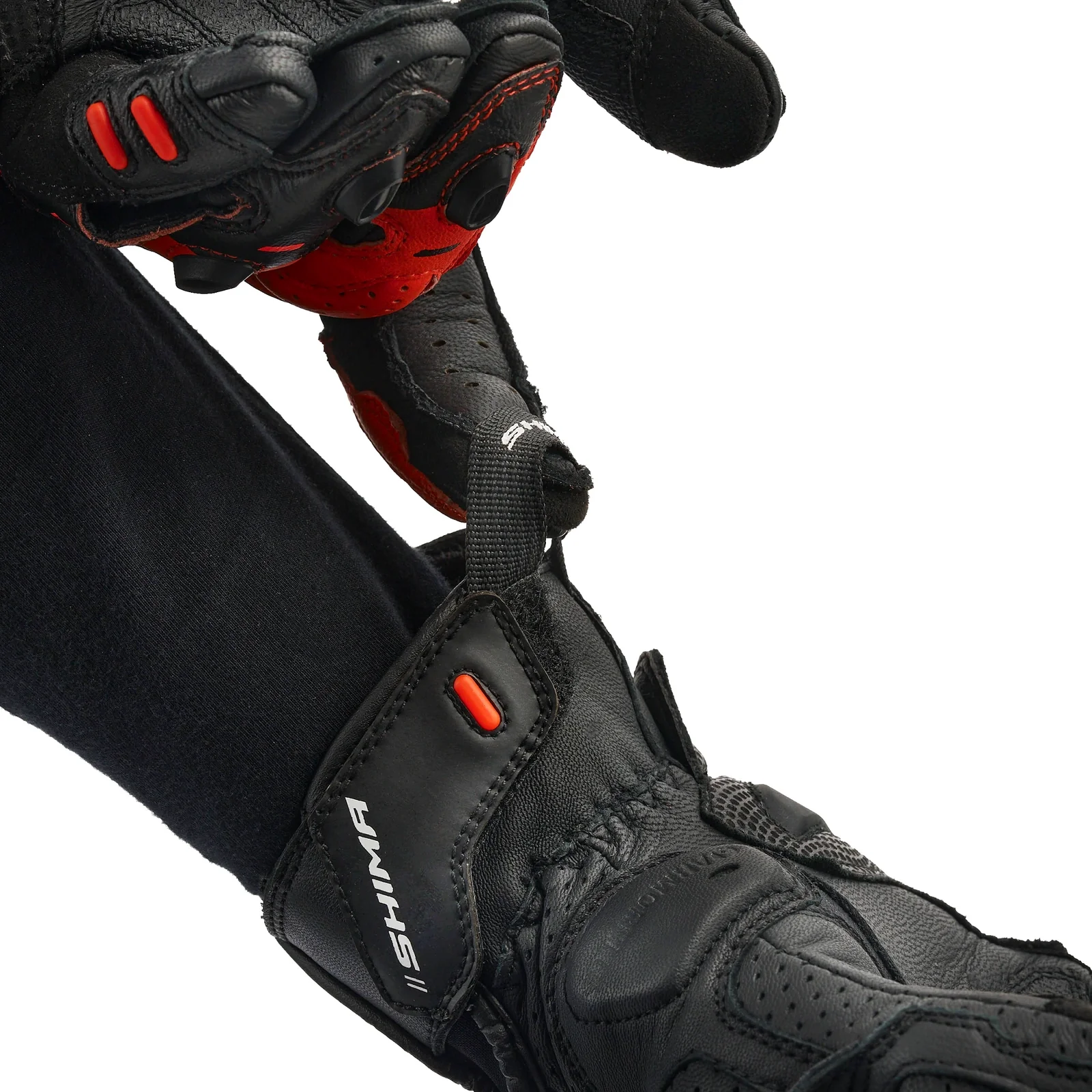 SHIMA XRS-3 GUANTES DE MOTO HOMBRE NEGRO/ROJO - Image 5