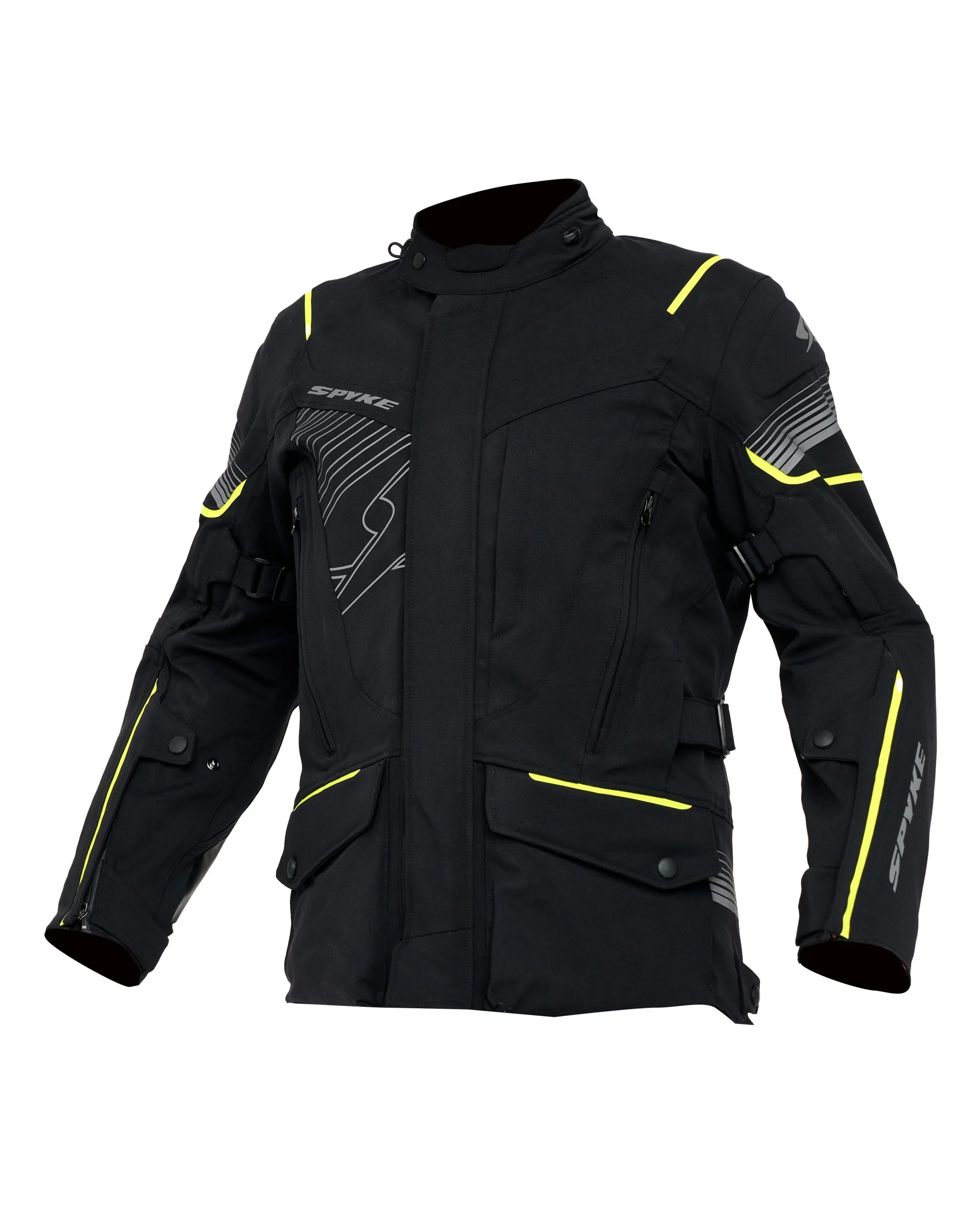 SPYKE ARTICA DRY TECNO JACKET BLACK FLUOYELLOW
